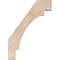 Ekena Millwork 5 1/2"W x 22"D x 30"H Merced Smooth Knee Brace, Douglas Fir BRC06X22X30MRC00SDF - alternate 2